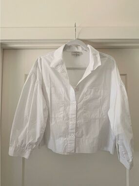 Habitual White Button-Up Shirt